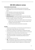 NR 599 midterm review-Recommended/Completed A FOR 2020/2021-PERIODS