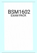 BSM1602 EXAM PACK 2021 