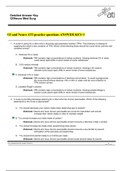 GI and Neuro ATI practice questions ANSWER KEY-1 (Graded A+)