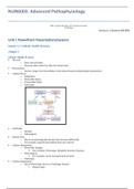 NUR6003 Advanced Pathophysiology Notes 