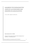 Complete samenvatting handboek pyschodiagnostiek 