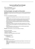 samenvatting psychologie: Het palet van de psychologie 