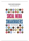 Social Media Smaakmakers - Samenvatting gehele boek 