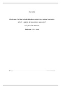 DISSERTATION ON THE Effectiveness of SerQual for health clubs/fitness centres from a customer’s perspective  in UAE: A look into the fitness industry post covid-19