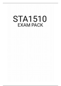 STA1510 EXAM PACK 2021