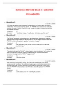  NURS 6640 MIDTERM EXAM 4 – QUESTION AND ANSWERS(Graded A+) LATEST UPDATE