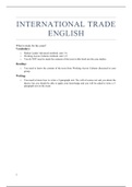 Engels 2A cursus internationaal ondernemen (2de jaar)
