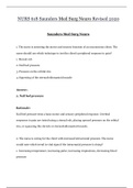 NURS 618 Saunders Med Surg Neuro Revised 2020 | Med Surg Neuro Revised_Graded A