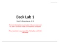 Back Lab ppt