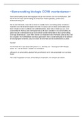 Biologie VWO Samenvatting CCVX CCVB 2021 - 6 VWO