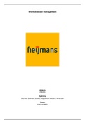 OE36 Internationaal Management (Heijmans) - jaar 2 Business Studies 