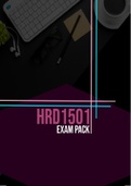 HRD1501 Exam Pack Full