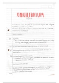 CIE A level  Chemistry chapter 8 equilibrium