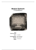 Moduleopdracht IT Architectuur - NCOI HBO Bachelor Informatica - Cijfer 8,0 - Incl. Feedback