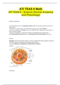 ATI TEAS 6 Math/ATI TEAS 6 - Science (Human Anatomy and Physiology)