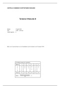 VWO Wiskunde B | CCVX Voortentamen met Uitwerkingen 04-2010