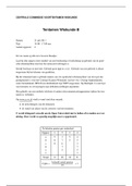 VWO Wiskunde B | CCVX Voortentamen met Uitwerkingen 07-2011