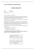 VWO Wiskunde B | CCVX Voortentamen met Uitwerkingen 06-2013