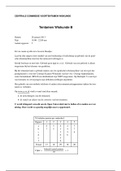 VWO Wiskunde B | CCVX Voortentamen met Uitwerkingen 01-2013