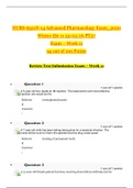 NURS-6521N-14 Advanced Pharmacology Exam_2020 | Review Test Submission Exam – Week 11_Graded A