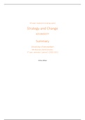 SUMMARY  Strategy And Change (6013B0507Y) ALL LITERATURE AND CASES