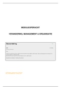 Moduleopdracht: Verandering, management en organisatie_9,5