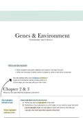 Genes & Environment Interplay - English - Year 2, Period 4 - VU Psychology