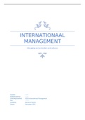 Verslag OE36 Internationaal Management 