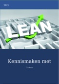 Samenvatting Kennismaken met Lean H 1 T/M 3, Performancemanagement