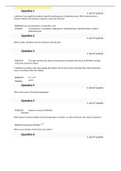 NURSING 632 Walden University Exam 1 Questions And Answers (Grade A)