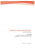 Samenvatting Consument & recht in de praktijk, ISBN: 9789462905184  Koop En Consumentenkoop