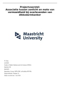 Projectvoorstel afstudeerscriptie BGZ3025 - Maastricht University
