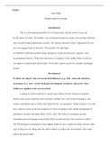 PS506.docx  PS506  Case Study  Purdue Global University  Introduction  This is a developmental profile of a well-groomed, cherish, polite 9-year-old  by the name of Carlos.  His mother  was concerned because he seems to be having a difficult time in schoo