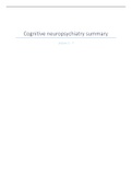 Summary cognitive neuropsychiatry (201800819)