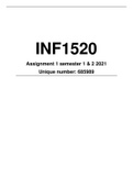 INF1520 Assignment 1 (sem 1 + 2) 2021