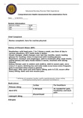 NURSING MS C350 Comprehensive Health Assessment Documentation Form- NAM 47 years old