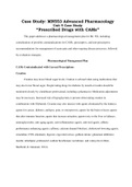 Case Study: MN553 Advanced Pharmacology Unit 9 Case Study “Prescribed Drugs with CAMs”
