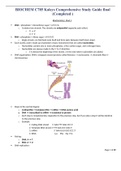 BIOCHEM C785 Kaleys Comprehensive Study Guide final (Completed )