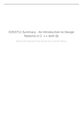 cos3711 summary- An Introduction to Design Patterns in C ++ with Qt
