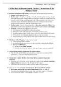 BIO MISC Cell Bio Block 2 pres 4 objectives - Nucleus, Chromosomes, & Human Genomes complete study guide