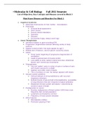 BIO MISC Cell Bio block 3 complete study guide with well updated solutions