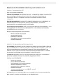 Samenvatting Personeelsbeleid en interne organisatie hoofdstuk 1 tm 4 Uitgeverij Stoffels