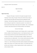 Supply_Chain_Strategy.doc  Running Head: SUPPLY CHAIN STRATEGY  1  MGT 322  Supply Chain Strategy MGT 322  Supply Chain Strategy  The purpose of this paper is to describe how the supply chain supports the Jacobs Technologys business strategy. This paper w