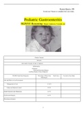 FINAL Gastroenteritis Case Study, Pediatric Gastroenteritis  SKINNY Reasoning : Harper Anderson, 5 months old (Answered)