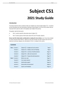 Subject CS1  2021 Study Guide 
