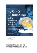 notes Nursing Informatics for the Advanced Practice Nurse, Second Edition