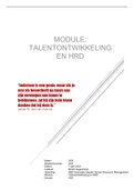 NCOI Moduleopdracht Talentontwikkeling en HRD - Cijfer 9! incl beoordeling