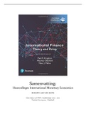 Samenvatting International Monetary Economics HOC (in English)