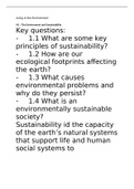 Samenvatting Living in the environment chapter: 1,2,3,5,6,9,10, 12-25
