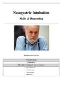 Case Study: Nasogastric Intubation: Skills & Reasoning: Jim Sanderson, 65 years old (A Graded) Latest Questions and Complete Solutions